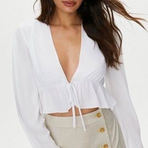 Sunday Best Deep V long sleeve